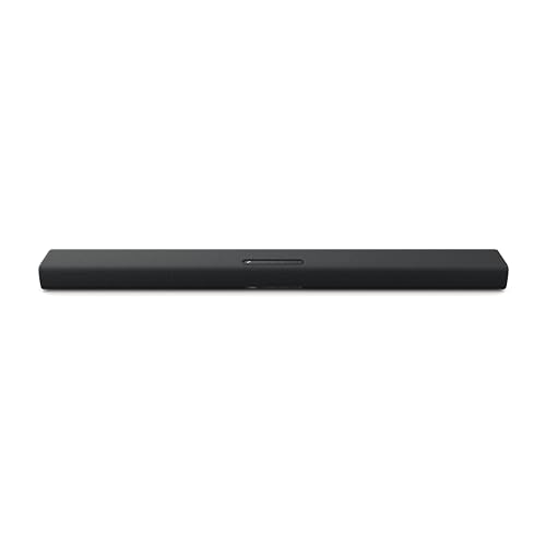 YAMAHA True X SR-X40A Dolby Atmos Soundbar mit integriertem Subwoofer, Bluetooth- und WLAN-Verbindungen, integrierte Alexa, Schwarz