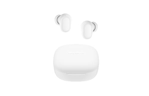 Redmi Buds 6 Play - In-Ear Kopfhörer, 36h Akkulaufzeit, 10mm Dynamik-Treiber mit 4 EQ-Einstellungen, AI-Geräuschunterdrückung für Anrufe, Bluetooth 5.4, Schnellladen für 3h Musik in 10 Minuten,White