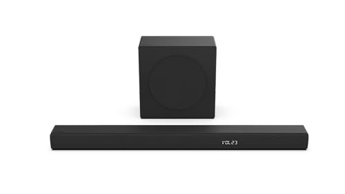 Hisense HS3100 3.1 Kanal Soundbar mit kabellosem Subwoofer, 480W, Dolby Audio, Bluetooth, HDMI ARC/Optical/AUX/USB, Schwarz