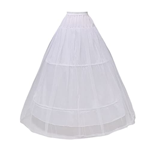 ZZALLL2 Reifen 1-lagiger Garnrock Braut Braut Brautkleid Unterstützung Petticoat Frauen Kostüm Röcke Futter Liner