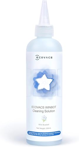 ECOVACS 230 ml Reinigungslösung für alle WINBOT Fensterputzroboter, Originalzubehör.