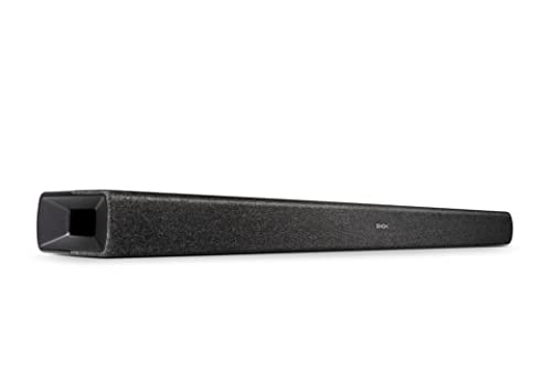 Denon DHT-S217 2.1 Soundbar mit Dolby Atmos, integrierten Subwoofer, Bluetooth, 4K UHD, und HDMI ARC, Schwarz