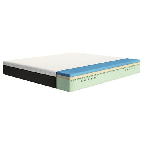 Emma 25 Schaum Matratze - Matratze 160x200 cm, Atmungsaktiv & Ideale Anpassung Mit Airgocell Technologie & Memory Schaum, 10 Jahre Garantie, 100 Nächte Testschlafen