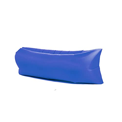 Surwin Wasserdichtes Aufblasbares Sofa,Tragbares Luft Sofa Aufblasbare, Air Lounger, Luftsofa Luftsack Für Outdoor, Strand, Reisen, Party, Camping Gadgets (200x70cm,Juwelenblau)