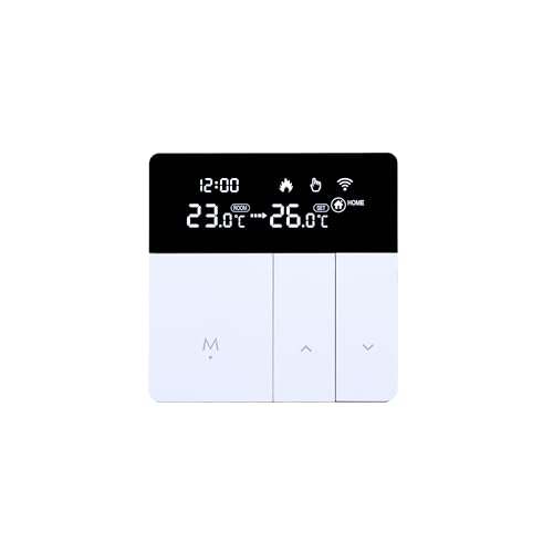 RKHK i8 Smart WiFi Thermostat mit Sprachsteuerung (Alexa/Google) – Programmierbarer Innenthermostat, Energieeffizient, Fernsteuerung via App