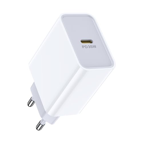 35W USB C Handy Ladegerät Schnellladegerät für Samsung Galaxy S24 Ultra S23 FE S22 S21 S20 A55 5G A54 A53 A35 A34 A15 A14, Typ C Netzteil Ladestecker Ladeadapter für iPhone 15 14 13 12, Huawei, Xiaomi