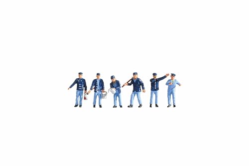 NOCH® Lokführer & Rangierer - Epoche III Figuren aus hochwertigem Material, für H0, Modellbahnszenen gestalten
