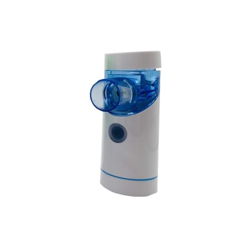 Inhalationsgerät Tragbar Vernebler Set, Geräuscharmes Inhalator Vernebler mit Mundstück und Maske, Wirksam bei Atemwegserkrankungen, USB Wiederaufladbar, Inhaliergerät für Kinder und Erwachsene