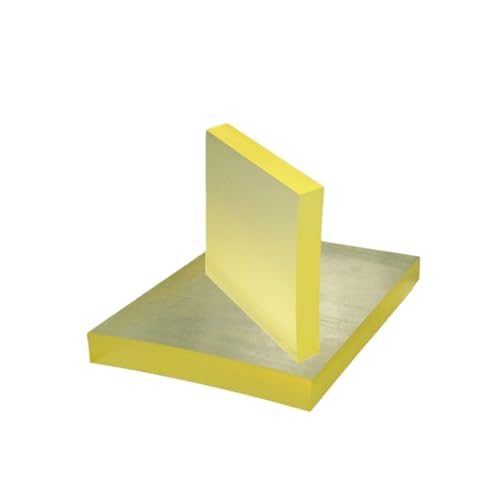 correx sheets Gummiplatten, Dichtungsmaterial 1 stücke 100x100 x5mm Polyurethan Quadratische PU Platte Form Tragen-beständig Puffer Gummi Platte(100x100x5mm)