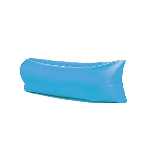 Surwin Wasserdichtes Aufblasbares Sofa,Tragbares Luft Sofa Aufblasbare, Air Lounger, Luftsofa Luftsack Für Outdoor, Strand, Party,Reisen, Camping Gadgets (Himmelblau,200x70cm)