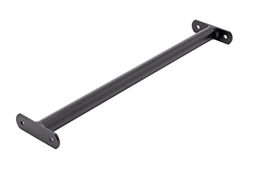Reckstange Turnstange Gymnastikstange Metallstange (60 cm Schwarz) Reck aus Stahl zum Befestigen am Schaukel oder Klettergerüst auch als Gymnastik oder Turnstange auch für öffentliche Spielplätze