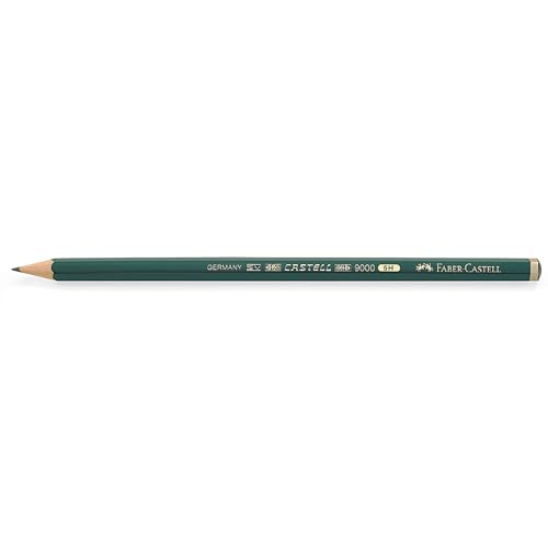 FABER-CASTELL 119015 - Bleistift Castell 9000, Härtegrad 5H