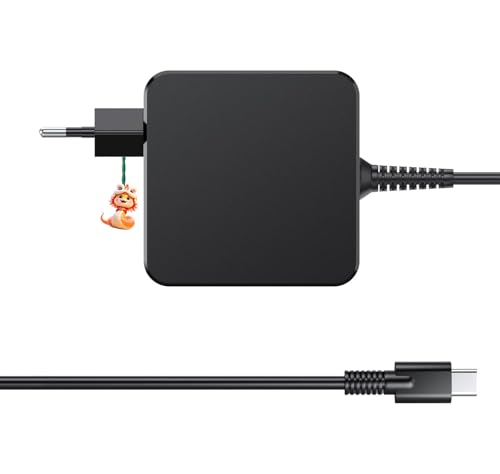 65W USB C Netzteil Ladegerät für Asus, Huawei Matebook, Lenovo Thinkpad, MacBook Pro/Air, HP Spectre, Chromebook, Xiaomi Air Acer