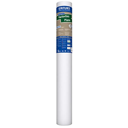 Erfurt Variovlies PLANO Superweiss überstreichbare Tapete Glattvlies Recyclingpapier 1 Rolle 20 x 0,75m