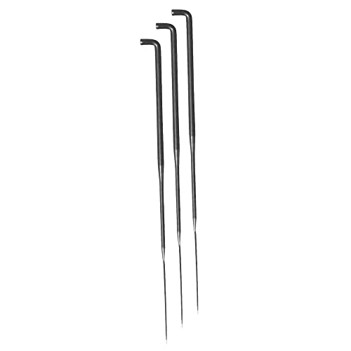 Rayher Filznadeln, Set 7 Stück, Länge 78 mm, feine Nadeln zum Filzen, Filznadel-Set, Trockenfilzen schnell und leicht gemacht, 5322800