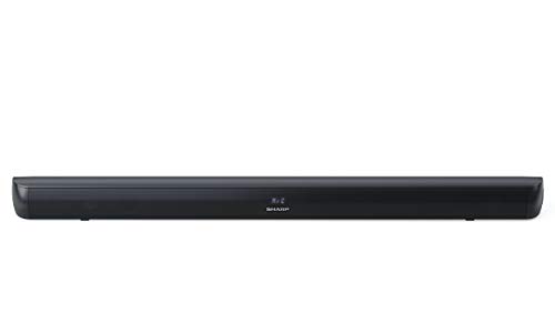 SHARP HTSB147 2.0 Soundbar 150W (USB, Bluetooth, HDMI, Optisch, AUX-In (3,5mm), Breite: 92cm) Slim-Design, LED-Display, schwarz