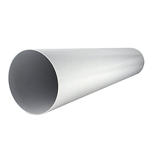 MKK Abluftventilator, Lüftungsrohr, Durchmesser 100 mm, Länge 1 m, Kunststoff-Rundrohr, Rohr, Kanal, Abluft, Abluft, Durchmesser 10 cm und 100 cm Länge, System