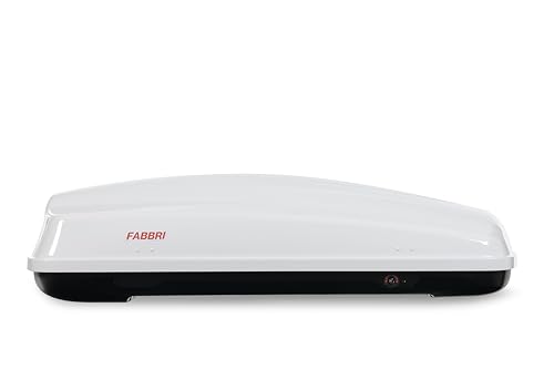 Fabbri Dachbox für Gepäckträger (weiß, 430 l)