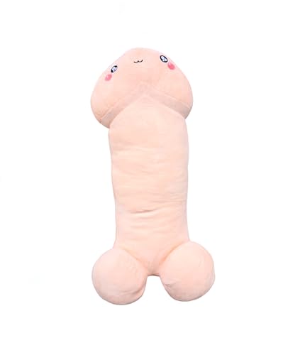 Plüsch Penis Kissen ca. 50 cm | Plüschtier Erwachsene | Plüschpenis | niedliches Kissen | lustige Penispuppe | Plüschspielzeug | Geschenke über 18 | weich und süß | Dekokissen | Big dick Willy