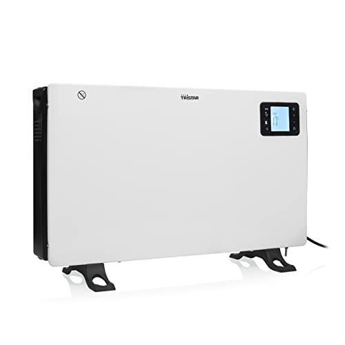 Tristar KA-5819 Vernetzbarer elektrischer Konvektor - Smart - Kostenlose App, digitales Display und Fernbedienung - 3 Wärmeeinstellungen - Frostschutzmodus - 2.000 W Weiß