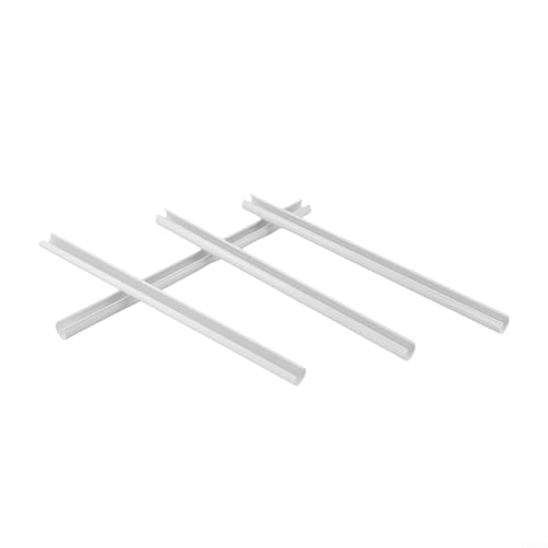 WIIYENA 4 Stück Heizungsrohr Verkleidung, Radiatorrohr-Abdeckungen Rohrverkleidung Heizkörperrohr-Verkleidung Zuschneidbar Einfache Installation Ohne Rohrausbau Schwarz Weiß(White-500mm)