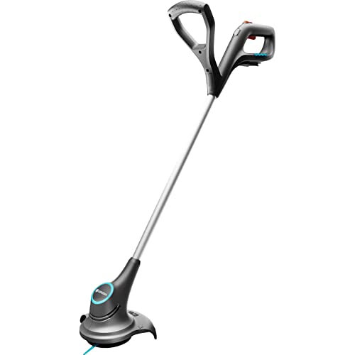 Gardena Akku-Trimmer SmallCut 23/18V P4A ohne Akku: Rasentrimmer mit 230 mm Schnittkreis, ergonomischer Griff, geringes Gewicht, integrierte Ersatzschneidemesser (14072-55)