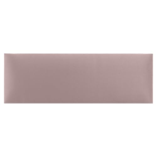 FreshYou Wandkissen, Wandpolsterung, Wanddekoration, Bettkopfteil, 3D-gepolstertes Wandpaneel 70 x 30 cm Puderrosa