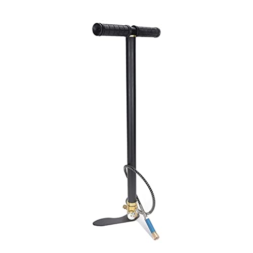 DIKAMAN Mini-Tauchflasche, Tauchausrüstung für Tauchflasch Edelstahl-Hochdruckpumpe 30MPA 4500psi 40MPA 6000psi Dreistufig Manuell für Unterwasser-Erkundungsrettung(Noir)