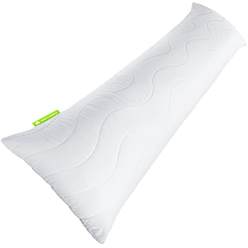 Gentle North Hochwertiges Seitenschläferkissen 40 x 145 cm – Langes Kissen für Seitenschläfer – Körperkissen für Erwachsene mit Mikrofaserfüllung 40 x 145 cm lang – –kotex – Waschbares Schlafkissen
