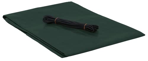 Windhager Sandkasten-Abdeckung, Abdeckplane für Sandkiste, Sandkisten-Plane mit Metallösen und Gummikordel, 180 g/m² 1,4 x 1,4 m, grün