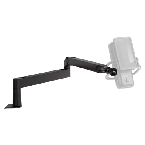 Elgato Wave Mic Arm LP - Low Profile Mikrofonarm mit Kabelkanälen für einen sauberen Arbeitsplatz, Tischklemme, vielseitig, voll einstellbar, ideal für Podcast, Streaming, Gaming, Home Office