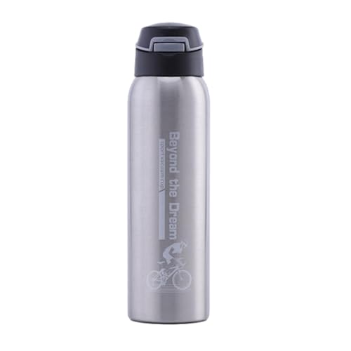 Sportwasserflasche – 500 ml isolierte Trinkflasche, Wandertrinkflasche | Edelstahl-Getränkeflasche, Isolierflasche, Vakuum-Wasserflasche, Flaschenwasserflasche für Radfahren, Sport, Outdoor