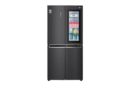 LG Electronics GMQ844MC5E Multidoor Kühlschrank, Mattschwarz Stahl