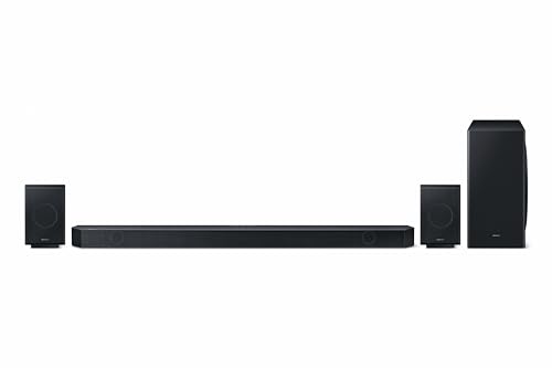 Samsung HW-Q935GD 9.1.4-Kanal Q-Soundbar für TV-Geräte, 2.0.2-Kanal-Rücklautsprecher, Bluetooth-Lautsprecher mit kabellosem Dolby Atmos / DTS:X, Q-Symphony [2024]