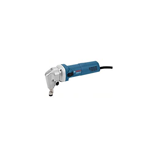 Bosch Professional Knabber GNA 75-16 (750 Watt, inkl. Stempel and Matrize, 5mm Schneidspurbreite, Hervorragende Kurvengängigkeit, Schneidekapazität: Stahl 1.6mm / Alu 2.0mm, Nibbler)
