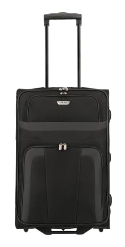paklite Reisekoffer mit 2 Rollen, Rollkoffer mittelgroß, Orlando, klassischer Weichschalen Trolley im zeitlosen Design, 63 cm, 58 Liter