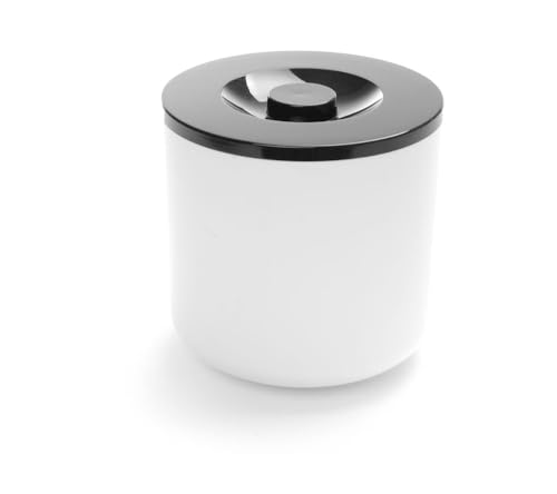 HENDI Eiseimer, BarUp, Doppelwandig, Eisbehälter, Eiskühler, 5L, ø190x(H) 200mm, Polystyren, Weiß, Schwarz