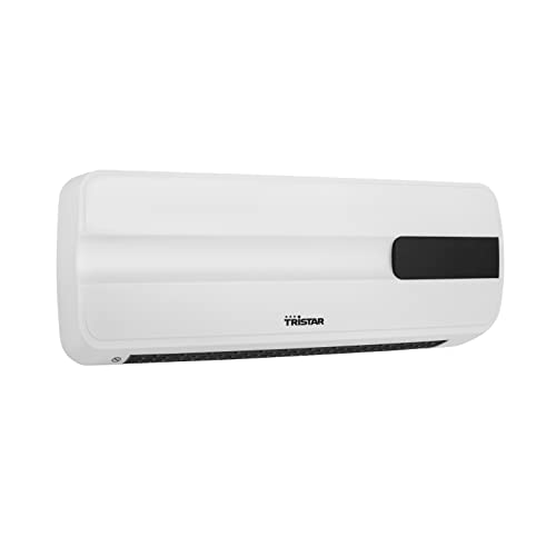 Tristar Elektroheizung - 2000 Watt, 2 wählbare Heizstufen, PTC Keramik, Wandmontage, KA-5070, Weiß