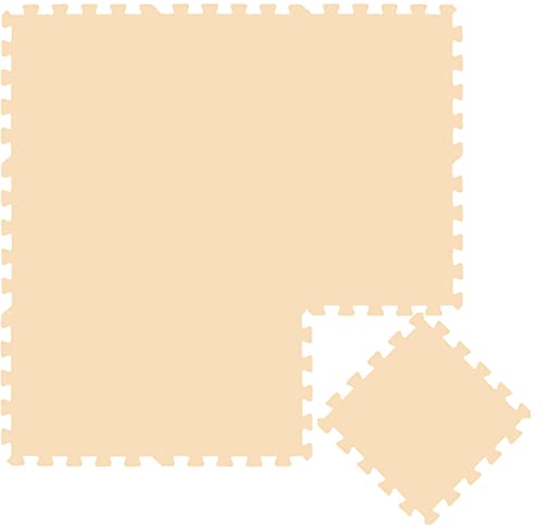 LittleTom 9 Teile Spielmatte Baby Puzzlematte ab Null - 30 x 30 cm Krabbelmatte Bodenmatte Kinder - Puzzle Teppich Kinderzimmer Matte - Outdoor Bodenschutzmatte Spielteppich - EVA Schaumstoff Isomatte