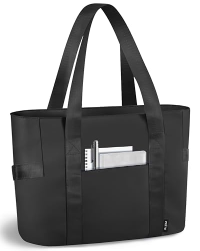 Prite Laptop-Tragetasche für Damen, wasserdichte Schultertasche mit 38,1 cm Computerfach für Arbeit, Schule, Reisen