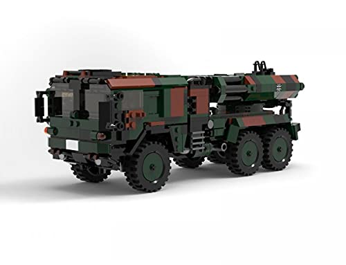 BlueBrixx Lars 2 – Bundeswehr Klemmbaustein-Set – Artikel-Nr. 06048 – Bestehend aus 986 Bauelementen – Kompatibel mit Klemmbausteinen Anderer Hersteller