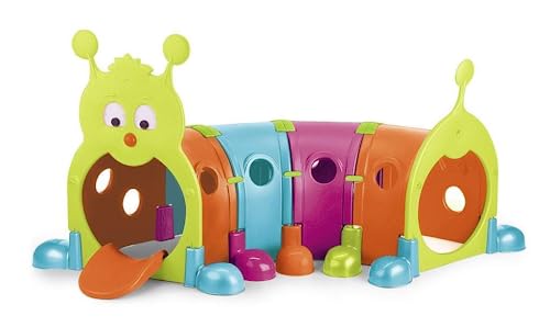 FEBER - Febergus, Kinder-Sporttunnel, Indoor und Garten, mit 4 erweiterbaren bunten Modulen, Outdoor-Spielzeug für Jungen und Mädchen +3 Jahre, Famosa (FEU12000)