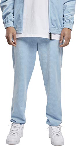 Southpole Herren SP049-Southpole AOP Velour Pants Hose, Babyblue, L