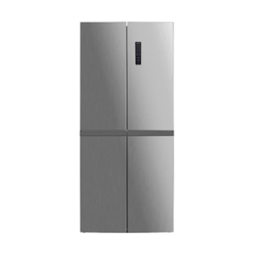 Exquisit Multidoor MD365-125-040D inoxlook | 362 l Volumen | Multi Door Kühlschrank NoFrost | Cross Door Kühl-Gefrierkombination | Frischefach | Alarm | LED-Display…