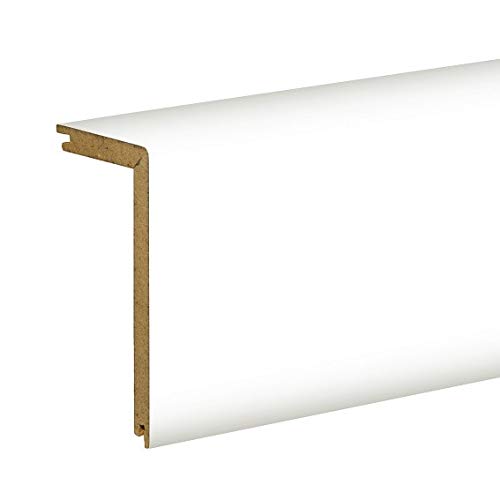 Heizrohrabdeckleiste 91 x 41 mm (10.85 €/ m) / Verkleidung weiß/Abdeckung und Zubehör