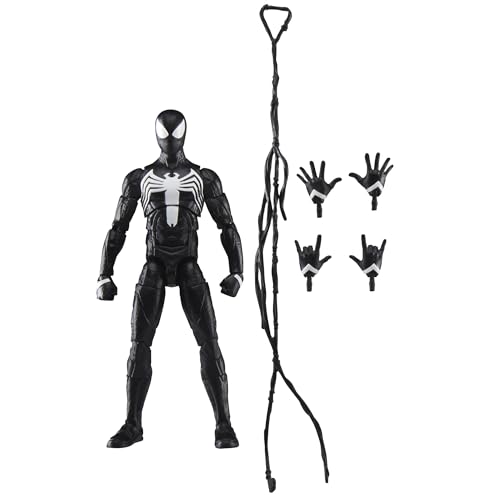 Marvel Legends Series Gamerverse Peter Parker Schwarzer Anzug Spider-Man Action-Figur