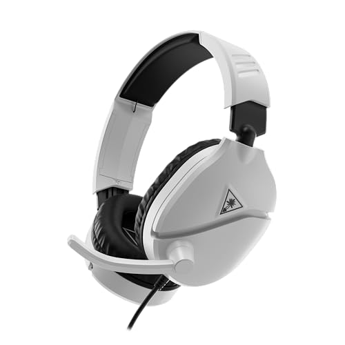 Turtle Beach Recon 70 Konsole Weiß Playstation Universell Einsetzbares Gaming-Headset for PS5, PS4, Xbox Series X|S, Xbox One, PC and Mobile
