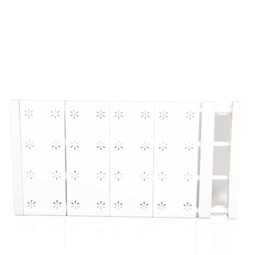 HERCHR Schrank-Spannregal, Erweiterbares Schrank-Spannregal, Aufbewahrungsregal, Schrank-Organizer, DIY-Trennwand, Verstellbare DIY-Schrankteiler, Trennregale für Kleiderschrank, Schrank (48-80cm)