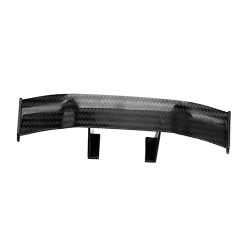 VONGLYHOO Universal Auto Heckflügel, Schwarz, Kohlenstofffaser, Acrylnitril-Butadien-Styrol (ABS), Einschraubbar, Universal
