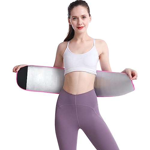 Bauchweggürtel Schwitzgürtel, Neopren Schwitzgürtel Sauna Bauchgürtel, Fitnessgürtel Verstellbarer, Fitness Gürtel Abnehmen Gürtel, Fettverbrennungsgürtel, Saunagürtel für Fitnesstraining Damen Herren